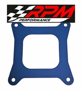 Holley Carburetor Carb Base Gasket Open Flange BLUE NON STICK VITON G70 - Picture 1 of 1