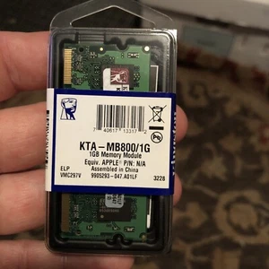 Kingston 1GB RAM DDR2-800MHz for Apple NEW Unopened - Picture 1 of 1