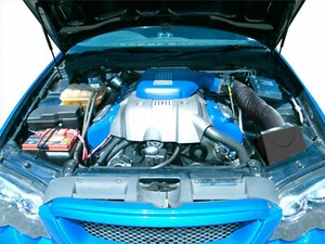 Performance Cold Air Induction Intake Kit for BA BF XR8 Ford Falcon V8 Black - Picture 1 of 4