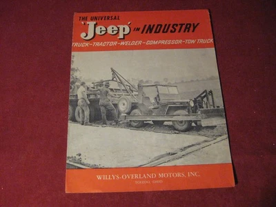 1950? Jeep Willys Sales Brochure Booklet Catalog Old Original - Image 1 of 4