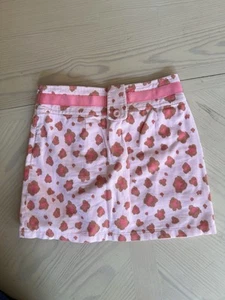 Vintage Talbots Kids Girls Skort Pink Cheetah Print Size 8 - Picture 1 of 3