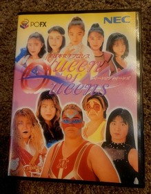 NEC PC-FX Queen of Queens Japanese US SELLER All Japan Women's Pro Wrestling 