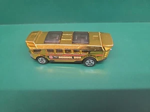 Hot Wheels 2013 Hot Wheels High Schools Bus Made in Malaysia Gold Bus Loose - Picture 1 of 3