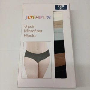 Joyspun Confezione Mutandine Hipster Donna (6) Microfibra Taglia 3XL (22) Super Morbide - Foto 1 di 4