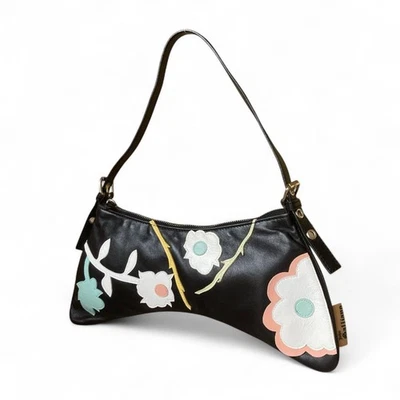 Bolso de Hombro de Cuero John Galliano Vintage Archivo Bolso de Mano Japón Usado Foto 1 de 4