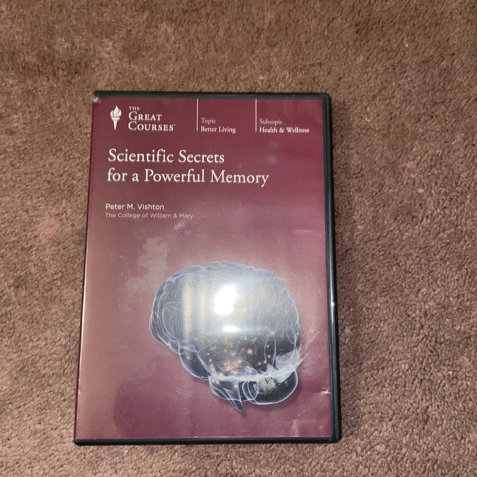 The Great Courses Scientific Secrets for a Powerful Memory DVD 2012 - Image 1 of 1