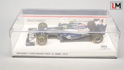 1:43 Minichamps Williams Renault FW34 F1 #19 Senna 2012 // X_346 - Bild 1 von 2