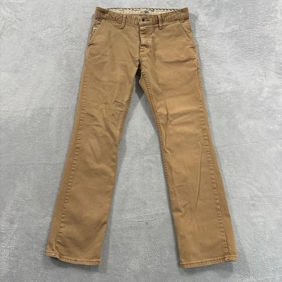 Vans Off The Wall Jeans Men's 30 Khaki Tan Beige Straight Leg Skinny Skateboard - Image 1 of 4