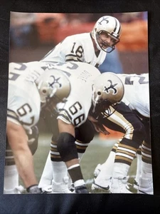 Ken Stabler Photo Printed 1982 Saints NFL original Kodak Film 11X14 - Picture 1 of 5