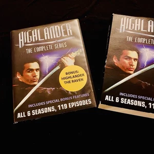 Highlander Complete TV Series Season 1-6 119 Episodes Special Bonus Features DVD - Foto 1 di 13