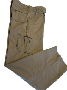 Billabong Beige Cargo Pants Wide Leg Size 31 X 31   RN 99064 Style M361 JHOM - Picture 1 of 8