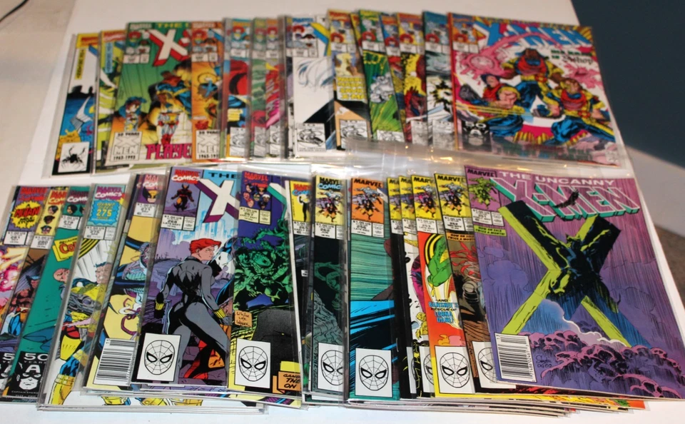 Near Complete Run Uncanny X-men 251-299 Comics NM avg Wolverine Set missing 266 - Image 1 of 4