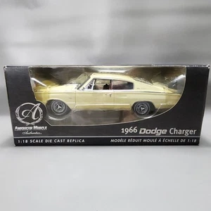 Ertl Authentics 1966 Dodge Charger 383 Yellow 39082 1:18 Scale Diecast - Picture 1 of 8