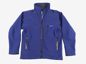 GRUNDENS Weather Gage Jacket Mens Size Medium Navy Blue Rain Fishing
