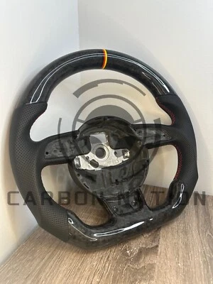 Руль из углеродного волокна для Audi B8.5 A3 S3 A4 S4 A5 S5 A6 S6 A7 S7 A8 S8 - Изображение 1 из 4