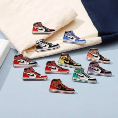 Retro Jordan Sneaker, Jumpman, Air Jordan 1 Metallic Lapel Pin*Cap*Brooches* - Image 1 of 4