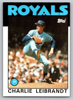 1986 Topps - Charlie Leibrandt #77 - Image 1 of 2