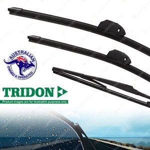Tridon Front + Rear FlexBlade Wiper Blade Set for Nissan Silvia S12 - S15 83-06 - Picture 1 of 3