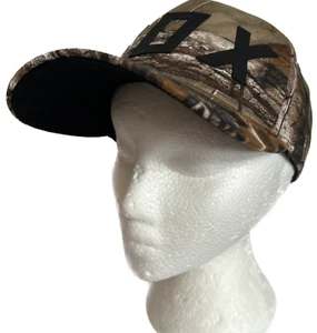 FOX Trucker Hat Small - Medium Realtree Flexfit Brown Tree Print - Picture 1 of 10
