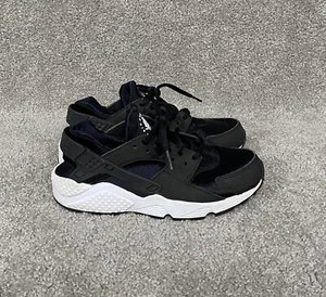 Nike Air Huarache Run Womens Sz 6 Black White 634835-006 Running Athletic Shoes - Picture 1 of 12