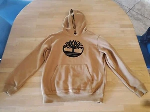 Timberland Boys XL (18-20) Pullover Hoodie Sweatshirt Core BlackTree Logo Wheat - Picture 1 of 3