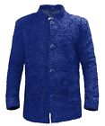 Blue Real Persian Lamb Fur Jacket Astrakhan Fur Karakul Fur Jacket/Coat