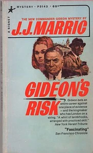 GIDEONS RISK by J J MARRIC (John Creasey) Signet paperback No P3143 1960 1967 - Picture 1 of 2