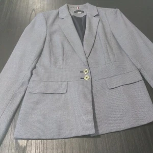 Tommy Hilfiger Size 8 Navy/White Houndstooth Blazer - Picture 1 of 9