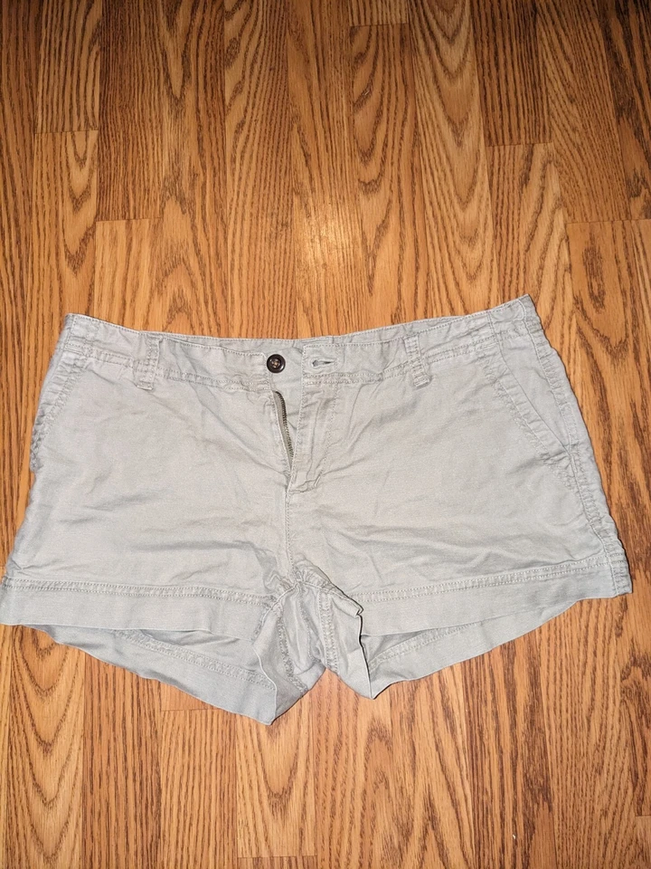 Pantalones cortos caqui de lino/algodón The North Face para mujer 10  Foto 1 de 4