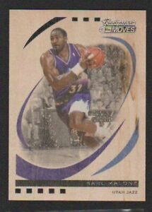 2006-07 TOPPS TRADEMARK MOVES RARE WOOD PARALLEL #96 KARL MALONE JAZZ SP #59/75