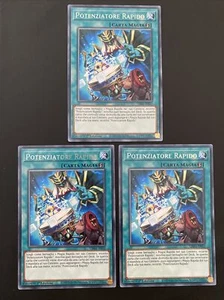 Yu-Gi-Oh! Set 3 Carte Rara Ita 1ed Tama-it052 Potenziatore Rapido Near Mint - Photo 1 sur 2