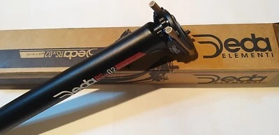 Tija de sillín Deda rsx 02 negro sobre negro 31,6 mm 350 mm 21 mm  Foto 1 de 4