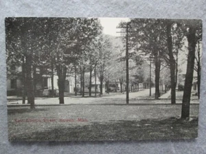 Antique East Clinton Street, Howell, Michigan Postcard 1915 - Picture 1 of 3