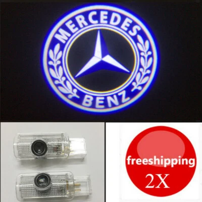 2Pcs Projector Ghost Shadow Light Door HD For Mercedes-Benz ML Class 05-2011 R - Image 1 of 4