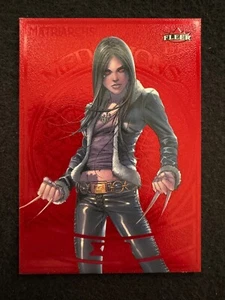 2024 Fleer Ultra Matriarchs Of Marvel Medallions X-23 Red Ruby M-9, 24/50 - Picture 1 of 2