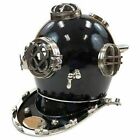 US Navy Mark V Diver Diving Helmet Deep Sea Marine Black Diving Helmet