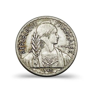 Indochina francesa 1940 10 centavos - barco combinado - Imagen 1 de 2