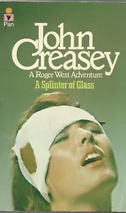 Pan Books UK EIN Splitter aus Glas von JOHN CREASEY VINTAGE Roger West Taschenbuch - Bild 1 von 2
