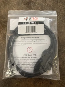 BTECH PC03 USB-C Programming Cable - 2 Pin To USB-C - Picture 1 of 6