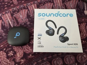 soundcore Sport X20 by Anker, True-Wireless Workout Earbuds, Rotatable and Exte - Picture 1 of 19