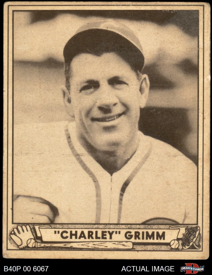 1940 Play Ball #228 Charlie Grimm Pirates 3 - VG - Image 1 of 1