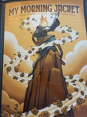 My Morning Jacket Poster Red Rocks 2023 Clint Reno SE S/N #208/320 - Image 1 of 4