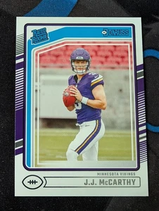 2024 Donruss Rated Rookie Card RC JJ McCarthy Vikings - Picture 1 of 2