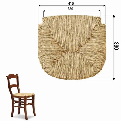 Ricambio per sedia in paglia modello C2000 seduta sedile cuscino telaio - Immagine 1 di 4