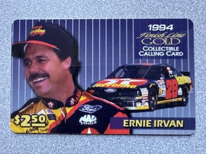 1994 Finish Line Racing Gold Collectible Ernie Irvan Expired $2.50 Phone Card - Picture 1 of 2