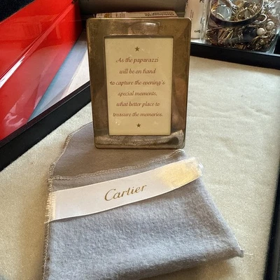 Cartier Sterling Silver Frame 3” x 4” - Image 1 of 4