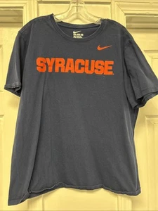 MAGLIETTA NIKE SIRACUSA UNIVERSITY ARANCIONE UOMO BLU L/XL OTTIME CONDIZIONI - Foto 1 di 6
