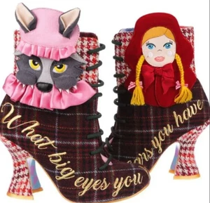 Botas Caperucita Roja Irregular Choice - 39 BNWT - Imagen 1 de 1