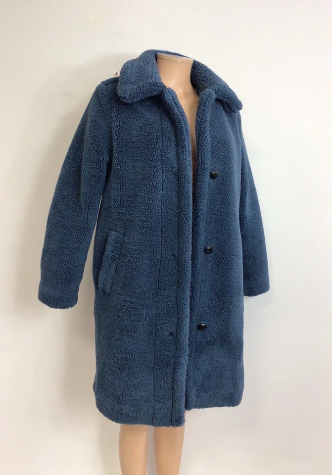 Gap Fleece Jacket Teddy Bear Coat Womens XS - Image 1 of 4