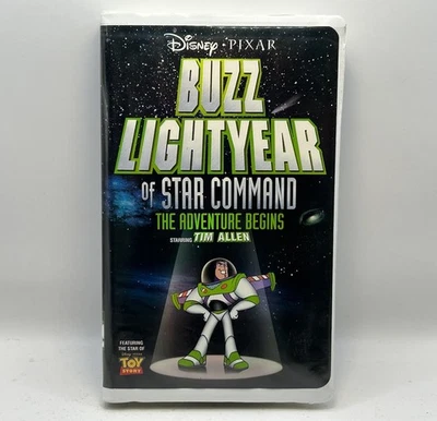 Buzz Lightyear of Star Command VHS Disney Video Tape Story Clamshell Nearly New! - Image 1 of 4